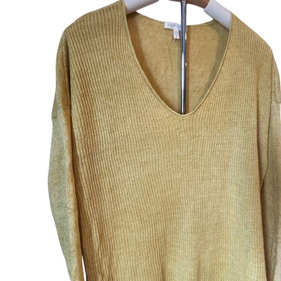 Eileen Fisher Women's 100% Italian Linen Delave Oversized Boxy Knitted Top S - Picture 4 of 9